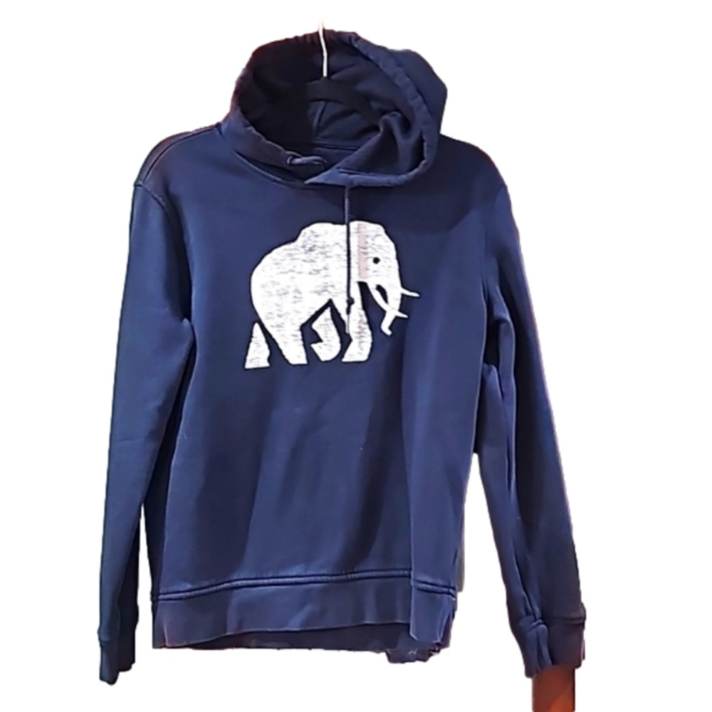 LOFT elephant 🐘 hoodie Blue small back to school special